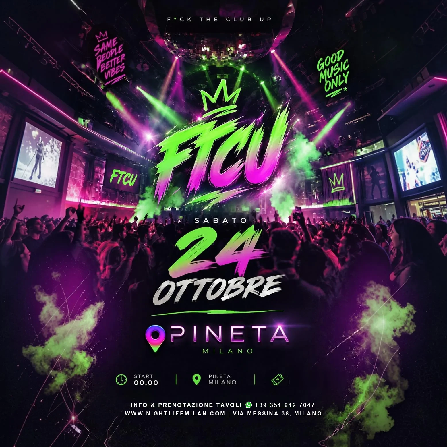 Aria Club Milan NYE 2027: Urban, Reggaeton & Commercial Arena Show